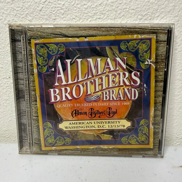 Allman Brothers Band American University (CD) Washington D.C. 12/13/1970 - Picture 1 of 3